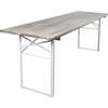 Picknicktafel / Biertafel hout, white wash